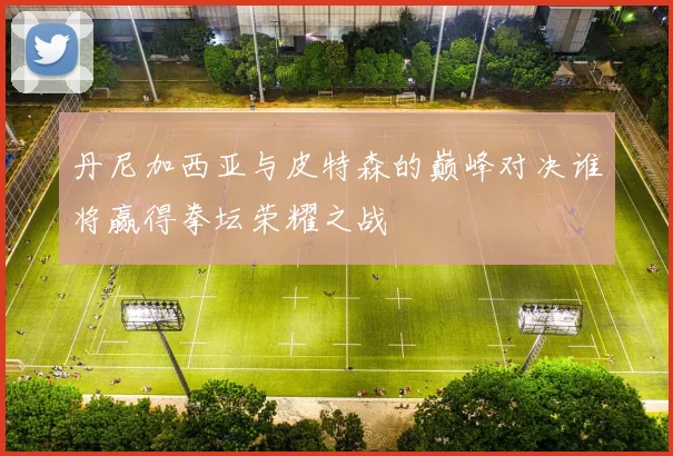丹尼加西亚与皮特森的巅峰对决谁将赢得拳坛荣耀之战